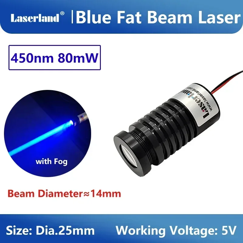 450nm Blue 80mW 5V
