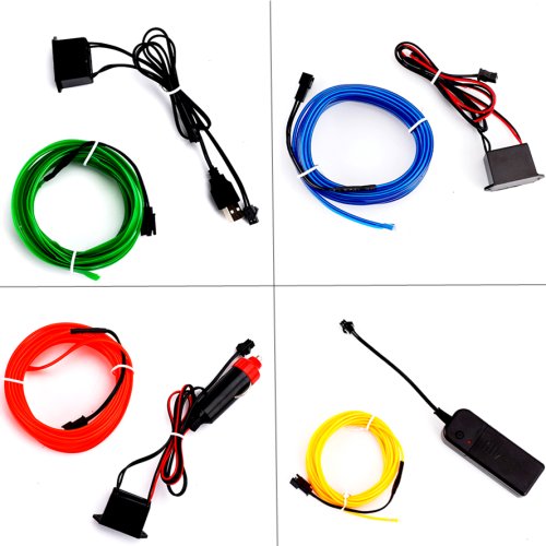 Afbeelding van Flexibele 5-meter veelkleurige LED-strip met USB-batterijbox – Verlichting voor feesten, sfeerdecoratie en binnen- en buitengebruik