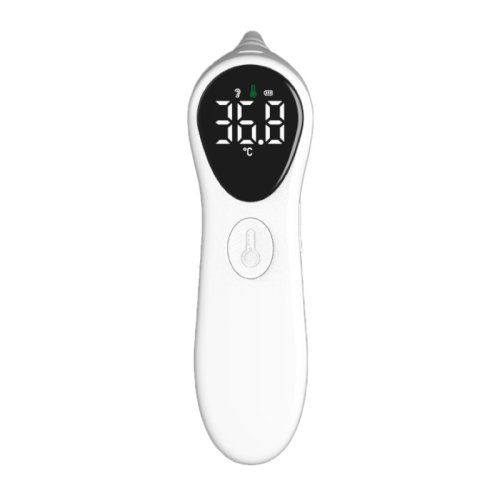 Immagine di Termometro Auricolare Medico Digitale con Ricarica, Termometro Corporeo Laser Senza Contatto per Uso Domestico, Display LCD, Misurazione della Temperatura per Bambini e Adulti