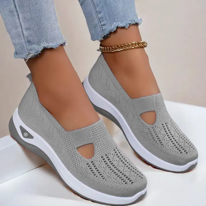 Image de Baskets Femmes Respirantes Sans Lacet - Confort & Style