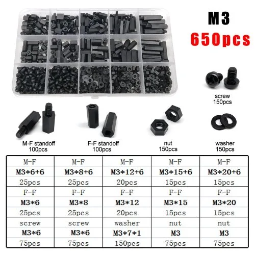 M3 650pcs
