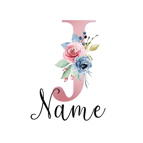 Lettera J con nome