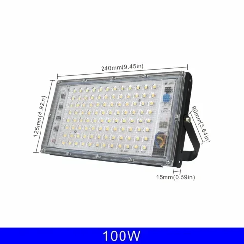 100W