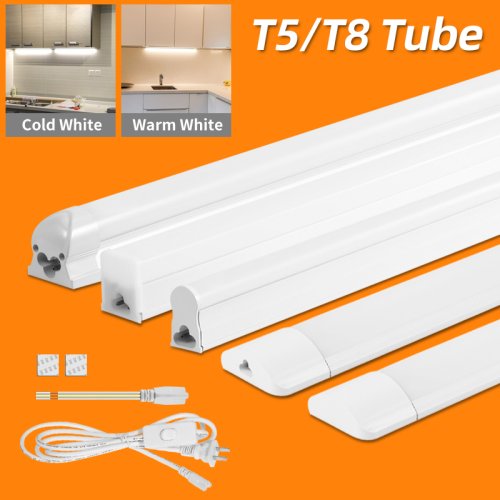 Afbeelding van Led Keukenlamp Onder Kast 10W 20W Led Buis Bar Wandlamp Ultra Dunne Slaapkamer Keuken Kast Binnenverlichting 220V Kamer