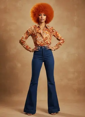 Image de Perruque Afro Rock Punk Années 70 - 6 Couleurs