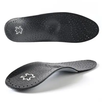 Image de Semelles Orthopédiques en Cuir pour Pieds Plats