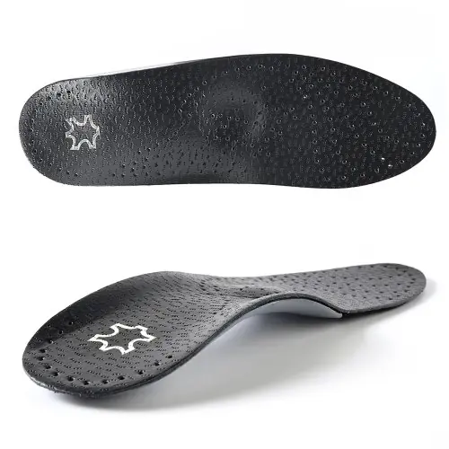 Image de Semelles Orthopédiques en Cuir pour Pieds Plats