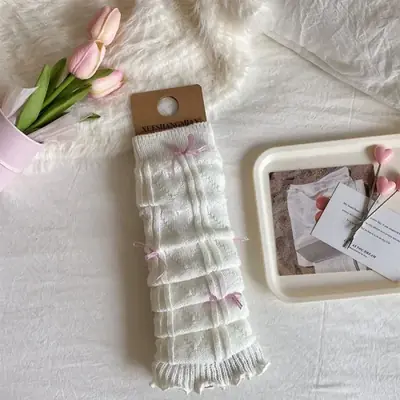 Image de Jambières Lolita Kawaii avec Nœud Mignon