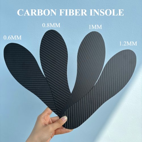 Image de Semelles de Course en Fibre de Carbone - Confort & Performance