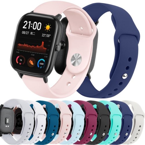 Bild von Silikon-Armband für Amazfit Smartwatches – Kompatibel mit GTS, GTR & Bip 6