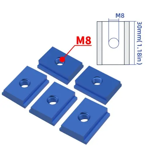 Image de Piste T-T30 en Aluminium 500mm pour Routeur et Scie