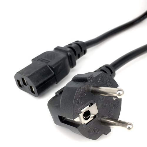 Immagine di Cavo di alimentazione UE Euro IEC C13 Prolunga di alimentazione CA 1.2m 1.5m 1.8m 3*0.75mm Per PC Monitor di computer PSU Antminer Stampante LG TV