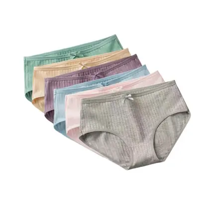 Image de 6 Culottes en Coton Douces & Sexy pour Femmes