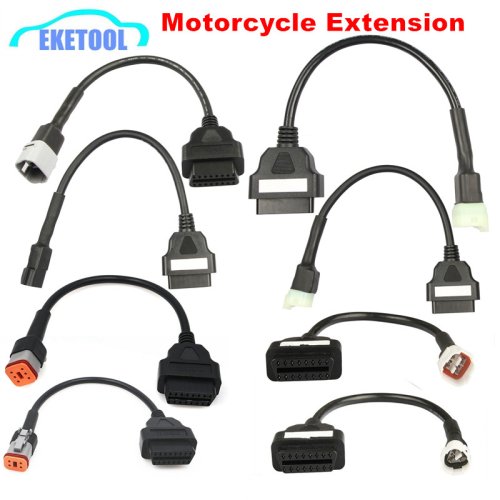 Bild von Motorrad OBD2 Verlängerung Motorrad Diagnose Kabel Für Harle 4Pin 6Pin Für Honda 4Pin 6Pin Für KYMCO 3Pin Für Kawasaki 6P
