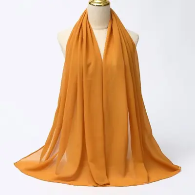 Image de Hijab en Mousseline de Soie - Élégance & Confort