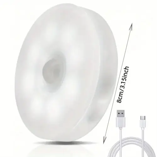 Image de Veilleuse LED USB avec Détecteur de Mouvement - 3 Pièces
