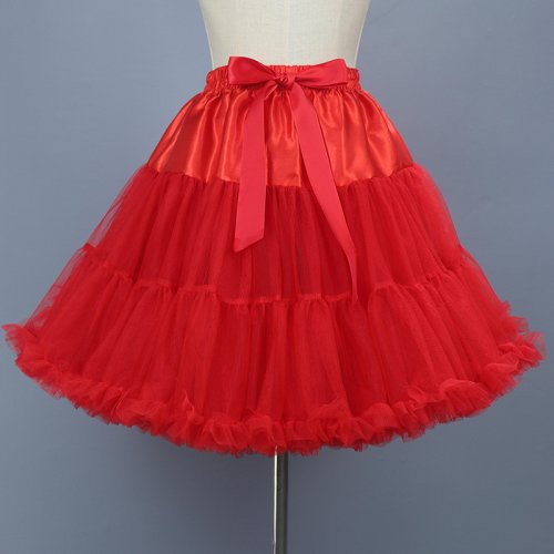 Image de Jupe Lolita Tutu Bouffante avec Nœud Papillon