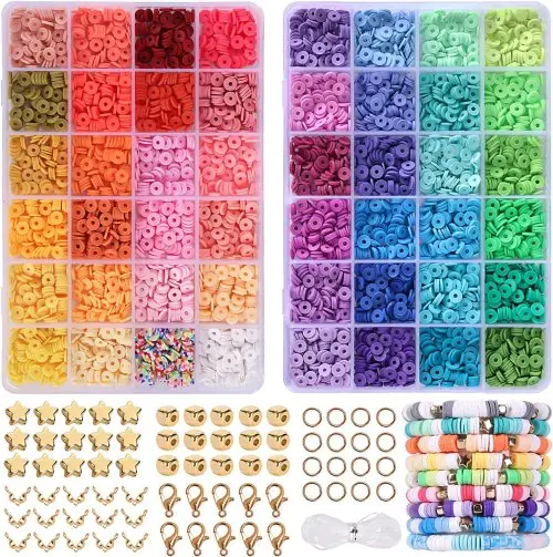 Image de Kit Créatif Perles Arc-en-Ciel pour Bracelets