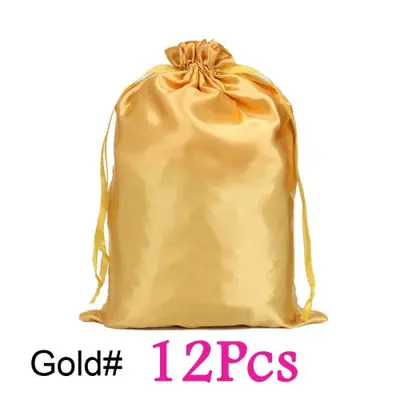 Image de Sac de Perruque en Satin - 12 Pièces