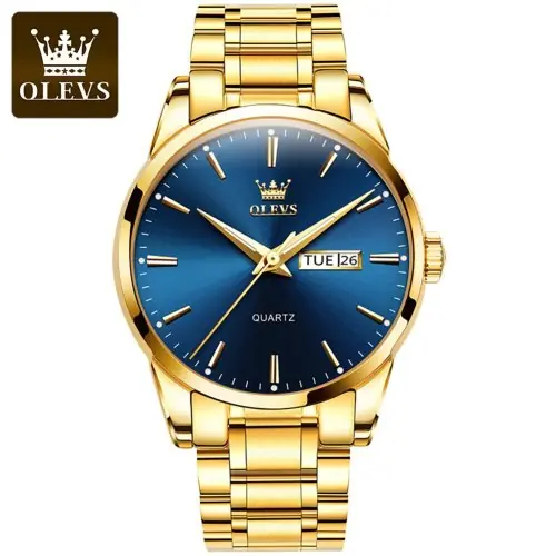 Acero oro azul