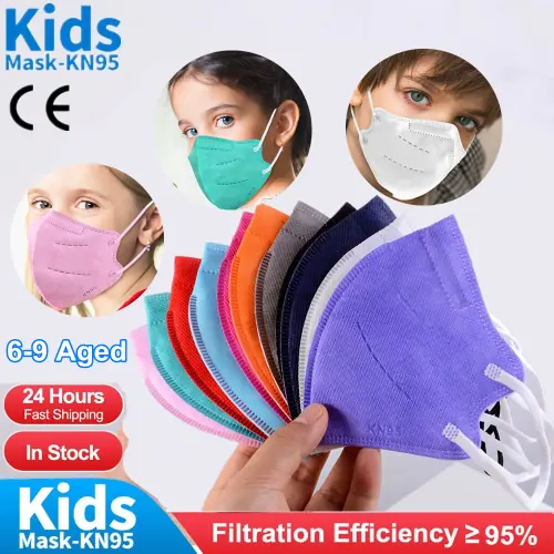 Image de masque pour enfants pour filles et garçons ffp2 ce kn95