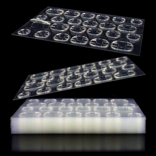 Afbeelding van 240x Dubbelzijdig Valse Nagel Plakband - Eenvoudige & Waterdichte Nagelstickers