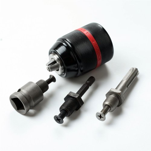 Image of Keyless Drill Chuck 1/2-20UNF Mount 2-13mm Self-Tightening for Multi-Purpose Hand Drills