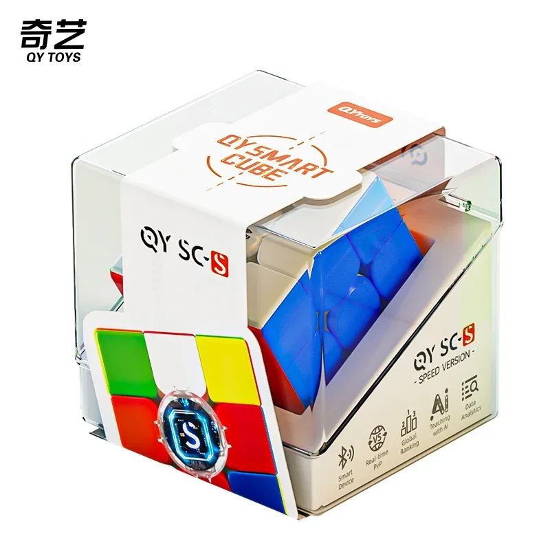 Afbeelding van [Picube] QiYi Smart Cube QiYi Ai Cube Bluetooth Smart Cubo QiYi Smart MagicCube Intelligente Cubes 3x3 Magnetische Professionele