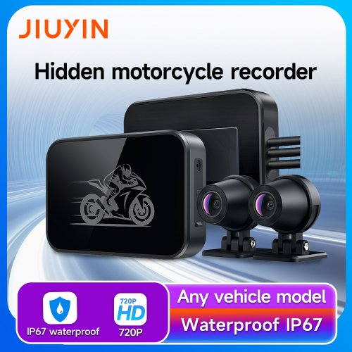 Imagen de Cámara de Acción para Motocicleta con Dual DVR y WiFi