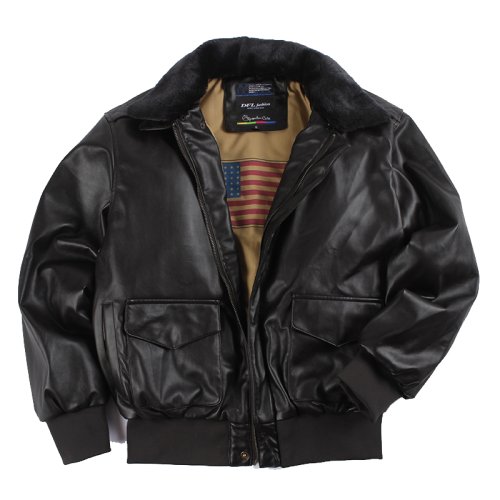 Image of 2025 Winter Vintage A2 leather jacket men streetwear Removable fur flight motorcycle bomber padded air force coat