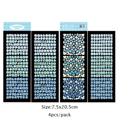 Image de Autocollants Numéros & Lettres - Set Complet pour Scrapbooking