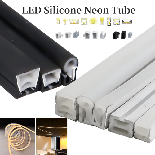 Immagine di Tubo LED RGBW in Silicone Impermeabile - Illuminazione Creativa per Casa e Eventi