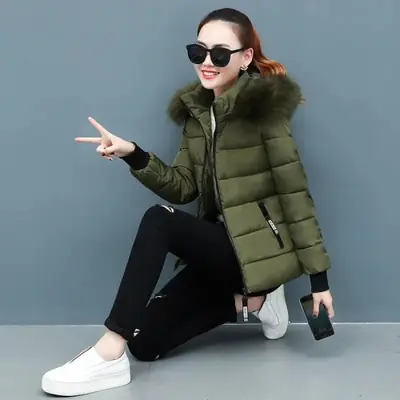 Image de Parka Hiver Femme Coréen - Veste Ample & Chaude