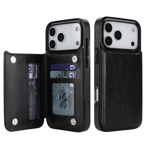 Bild von Elegante Brieftaschenhülle für iPhone 17 – Mit Kartenfach & Kickstand