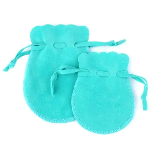 Image de Pochettes Velours Rondes - Lot de 10