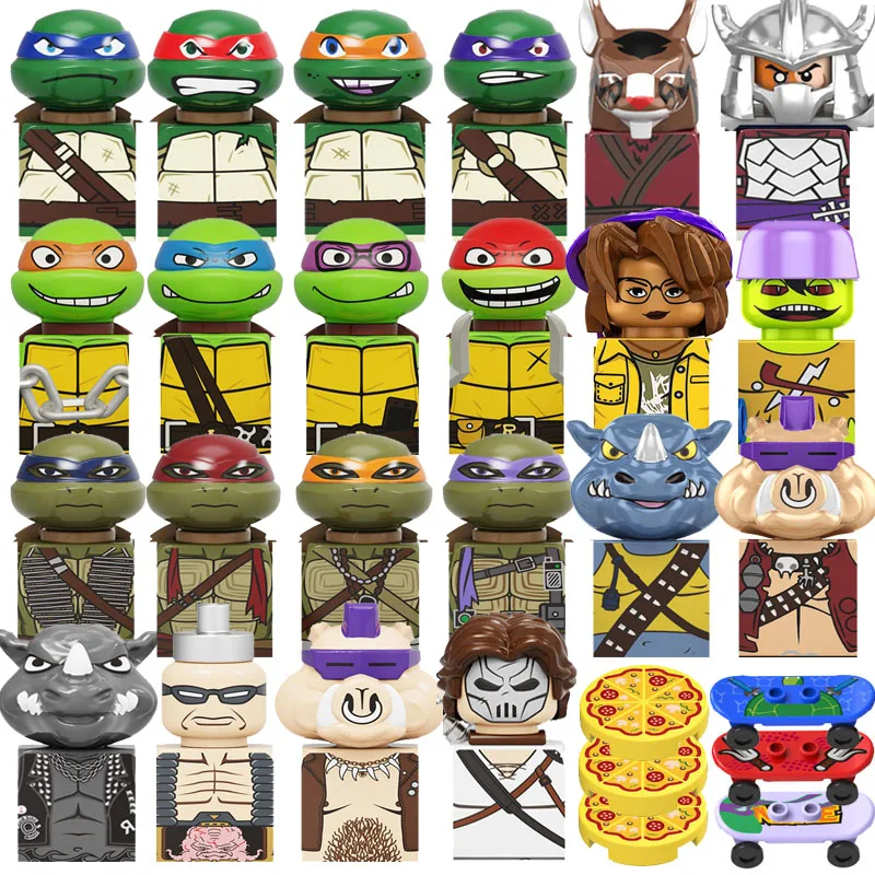 Bild von Teenage Mutant Ninja Turtles Actionfiguren Set – Bausteine & Figuren