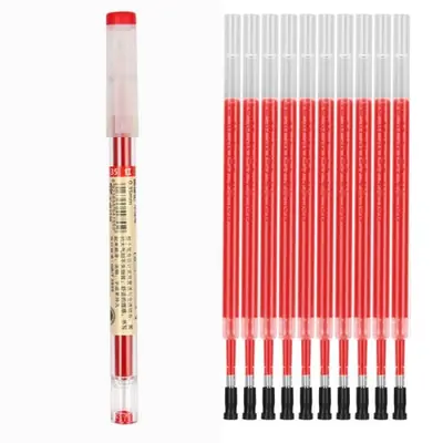 Image de Stylos Gel Ultra-Fins 0.35mm - Lot de 11 Pièces