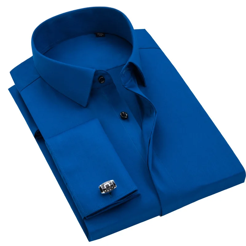 Afbeelding van Elegante Heren Overhemd met Lange Mouwen - Klassiek Ontwerp van Bamboevezel, Comfortabel en Onderhoudsvriendelijk voor Formele Gelegenheden