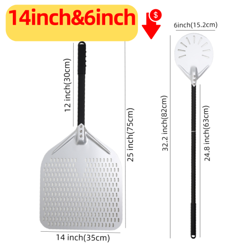 6 14inch argento set
