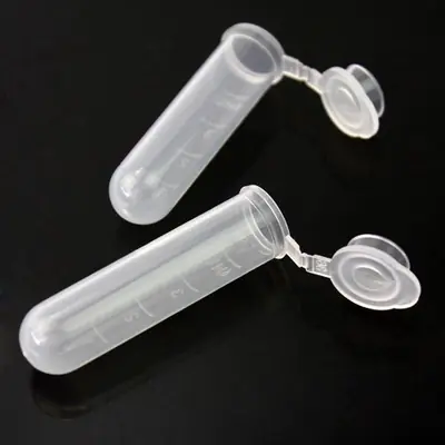 Image de Tubes à essai 5ml - Ultra fins, transparents, pour laboratoire
