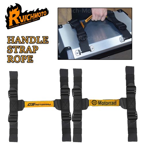 Afbeelding van Voor VOGE 900DSX Voor BMW R1200GS ADV F900R XR R1300GS Voor Benelli Trk 502X 702X Bagage Handvat Strap Side Box riem Top Case Strip