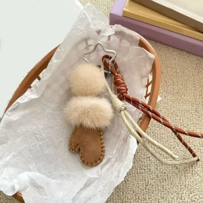 Image de Porte-clés Gant Moelleux Luxe pour Femmes