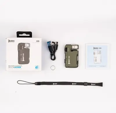 Image de Mini Lampe de Poche Rechargeable 400 Lumens RGB