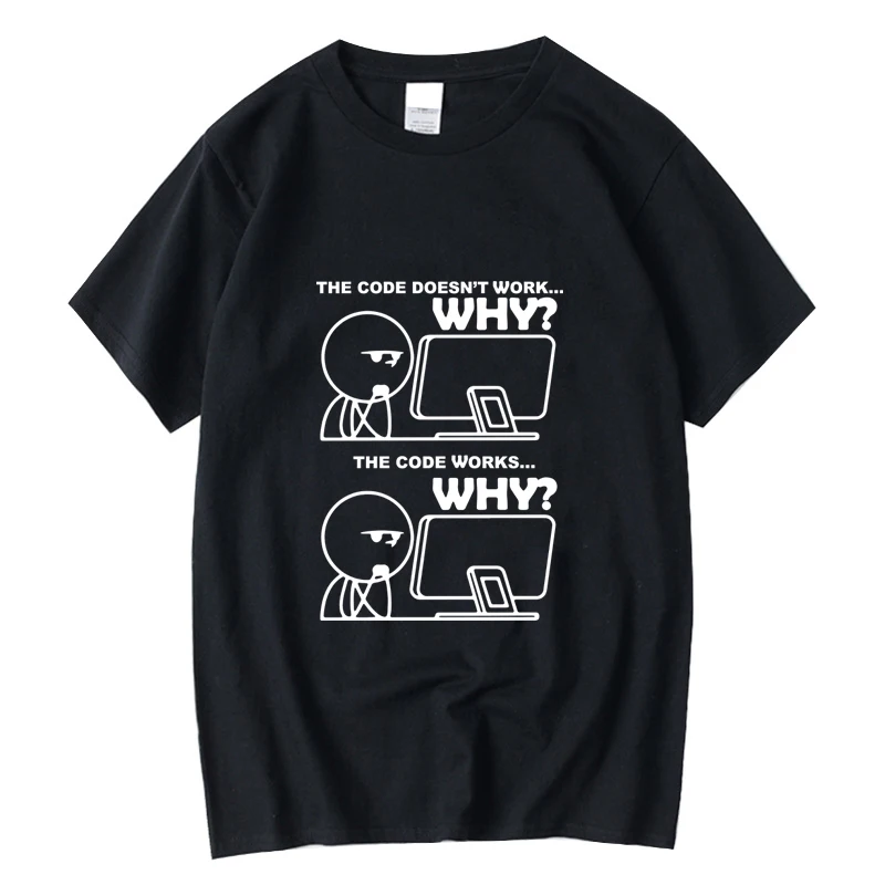 Image de T-Shirt Homme Humoristique Programmeur - 100% Coton