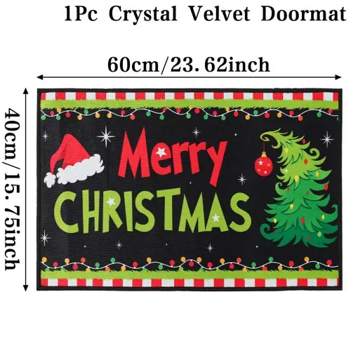 Image de Paillasson de Noël - Décoration festive pour votre entrée
