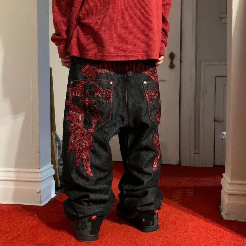 Imagen de Pantalones Vaqueros Góticos Y2K para Hombre