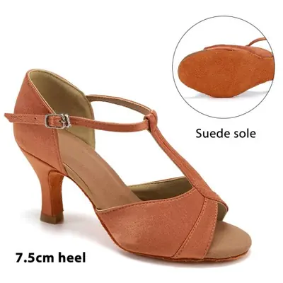 Image de Chaussures de Danse Élégantes pour Femme - Talon 5.5 à 7.5 cm