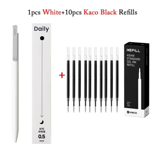 1White 10Kaco Black