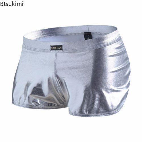 Imagen de Pantalones Cortos de Charol Brillantes para Hombre