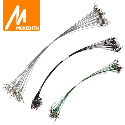 Immagine di Corda da Pesca in Filo Anti-Morso Mer Comoda con Accessori per Esche Rotanti Parker Bass - Set Completo per Pescatori Esperti